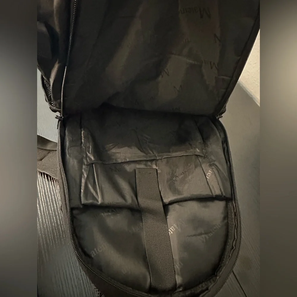 Matein Adult Black Travel Laptop Backpack